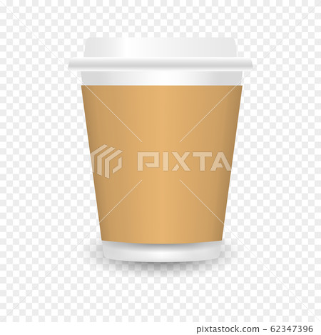 Realistic coffee cup 62347396
