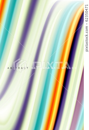Abstract background - fluid color gradient waves, with dynamic motion line effect. Vector Illustration For Wallpaper, Banner, Background, Card, Book Illustration, landing page 62350471