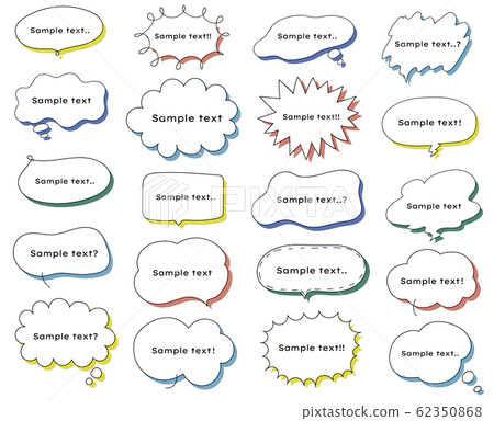 Cute colorful balloons / materials / fashion in POP 62350868