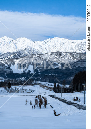 Hakuba village winter scenery 62350942