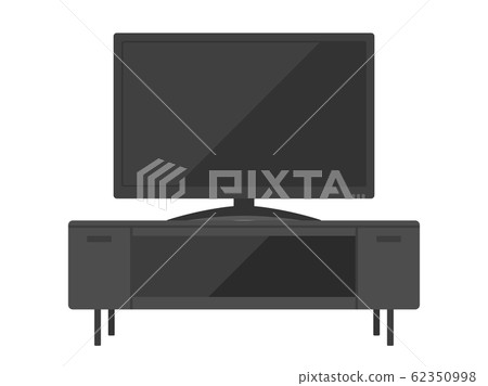 TV and TV stand illustration 62350998