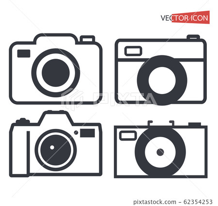 camera icon symbol isolated on white background 62354253
