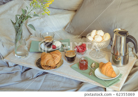 Romantic Breakfast  for two in bed. 62355869