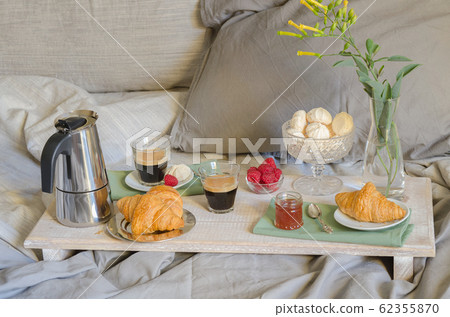 Romantic Breakfast  for two in bed. 62355870