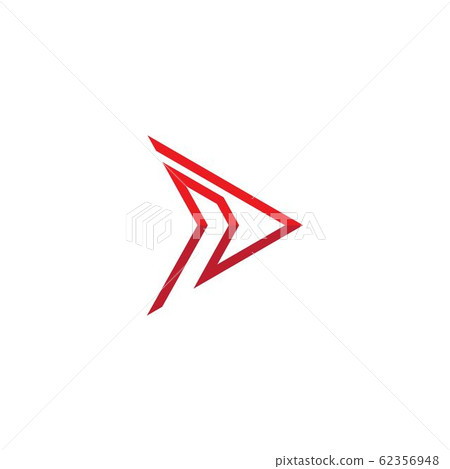 Arrow vector illustration icon Arrow vector illustration icon 62356948