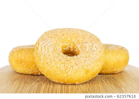 Mini cinnamon donut isolated on white 62357618