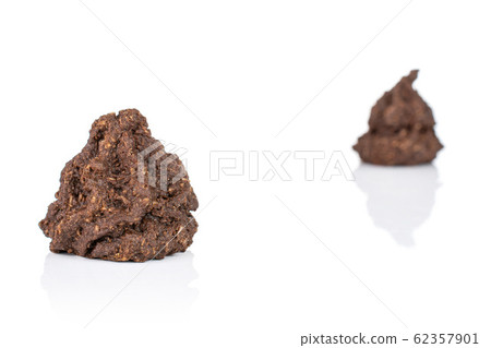 Coconut cocoa biscuit isolated on white 62357901