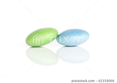Sweet colourful candy isolated on white Sweet colourful candy isolated on white 62358008