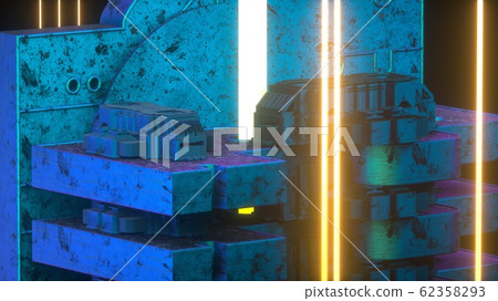 Abstract image of an engineering device close-up 62358293