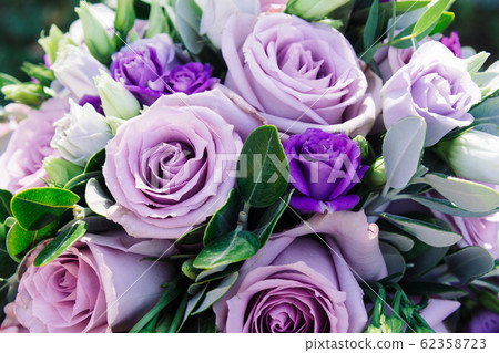 Beautiful wedding bouquet of fresh fresh flowers. Beautiful wedding bouquet of fresh fresh flowers. 62358723