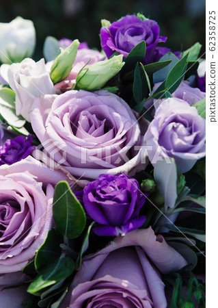 Beautiful wedding bouquet of fresh fresh flowers. Beautiful wedding bouquet of fresh fresh flowers. 62358725