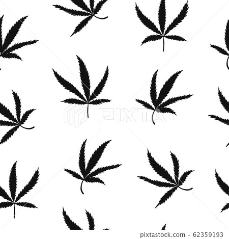 Seamless pattern with cannabis Seamless pattern with cannabis 62359193
