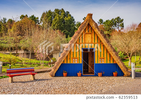 Traditional cottage in Santana, Madeira, Portugal Traditional cottage in Santana, Madeira, Portugal 62359513