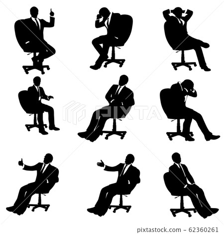 businessman sits businessman sits 62360261