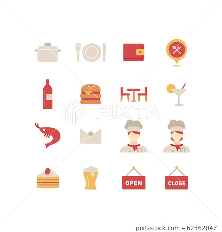 餐廳 飯店 圖標 62362047