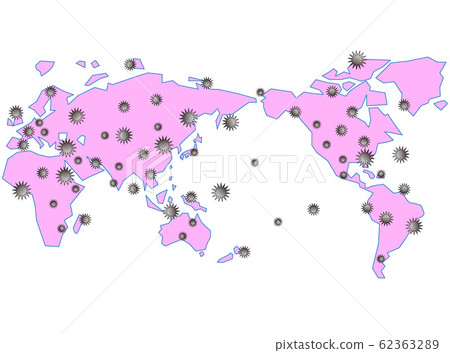 Image image of virus spread around the world 62363289