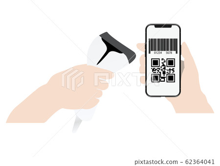 智能手機和條形碼閱讀器 62364041