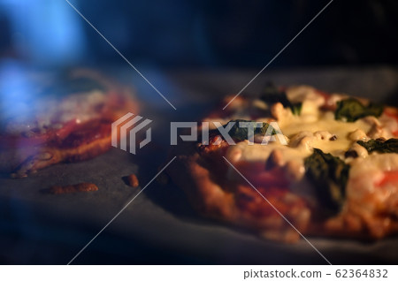 Homemade pizza at home Homemade pizza at home 62364832
