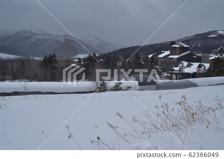 Japan, Hokkaido, winter, houses, snow, landscape Japan, Hokkaido, winter, houses, snow, landscape 62366049