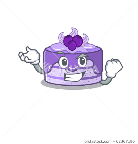 cool confident Successful blueberry cake cartoon character style cool confident Successful blueberry cake cartoon character style 62367190