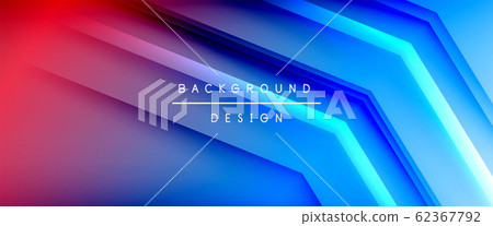 Arrow lines, technology digital template with shadows and lights on gradient background. Trendy simple fluid color gradient abstract background with dynamic straight shadow lines effect Arrow lines, technology digital template with shadows and lights on gradient background. Trendy simple fluid color gradient abstract background with dynamic straight shadow lines effect 62367792