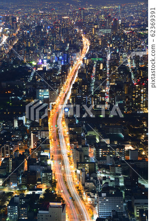 阿倍野Harukas北側的夜景 62369391