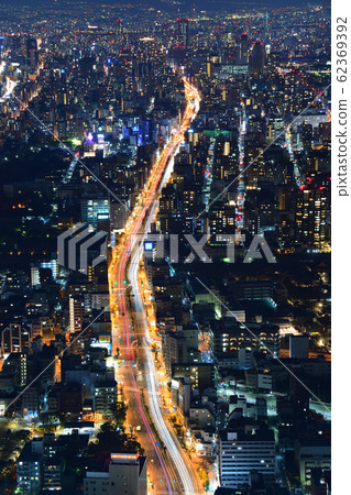 阿倍野Harukas北側的夜景 阿倍野Harukas北側的夜景 62369392