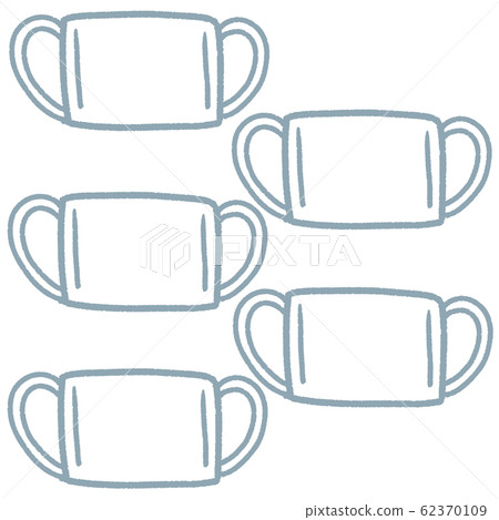 Simple hand-painted mask 1 62370109