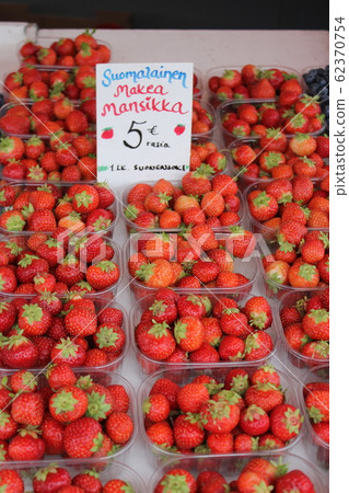 Helsinki market strawberries Helsinki market strawberries 62370754