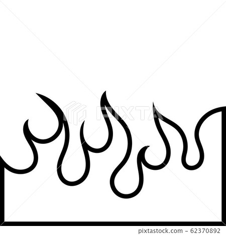 Fire flame background vector illustration design 62370892