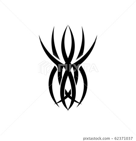 Tribal tattoos. Art tribal tattoo. Vector sketch - Stock Illustration  [62371037] - PIXTA