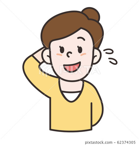 Woman front upper body shy Woman front upper body shy 62374305