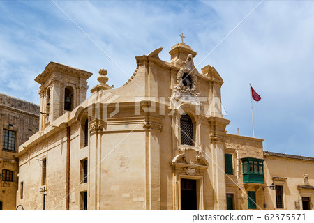 The ancient catholic church in Valletta, Malta 62375571