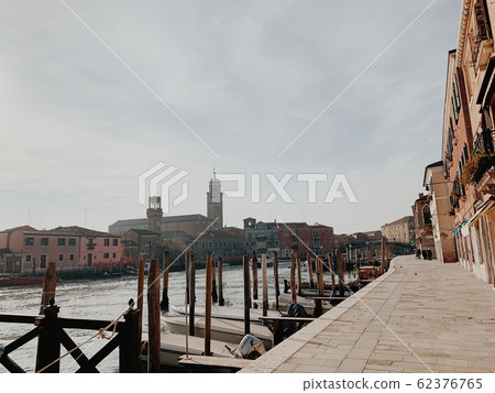 MURANO, ITALY - JANUARY 20, 2020: island of Murano in the lagoon of Venice in Italy. 62376765