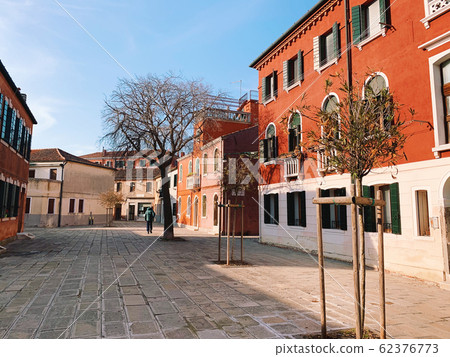 MURANO, ITALY - JANUARY 20, 2020: island of Murano in the lagoon of Venice in Italy. MURANO, ITALY - JANUARY 20, 2020: island of Murano in the lagoon of Venice in Italy. 62376773