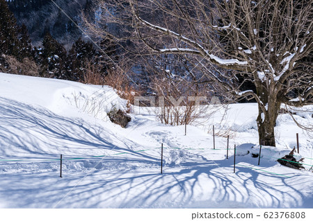 白馬村冬季風光 62376808