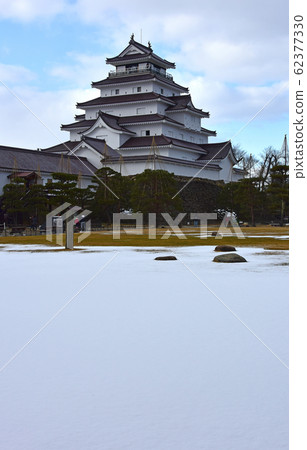 Fukushima Prefecture Tsuruga Castle Winter Scenery 62377330