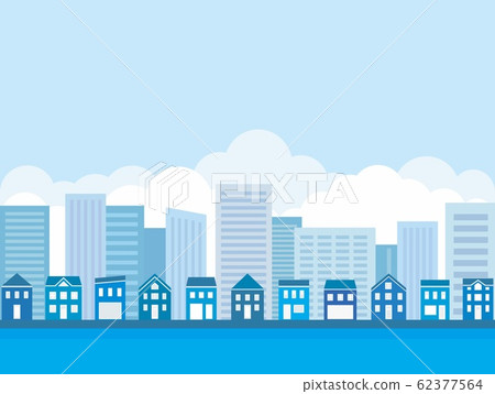 Cityscape, thunder clouds Cityscape, thunder clouds 62377564
