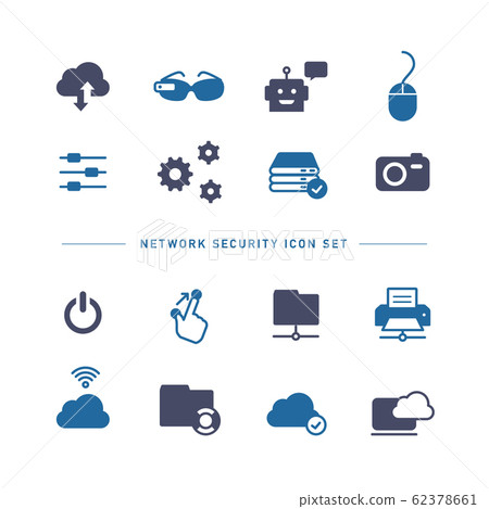 technology, networking, icon 62378661