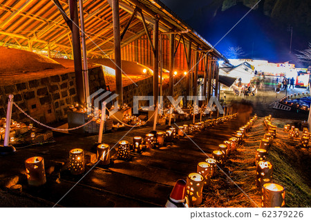 世界最佳龍窯元宵節的夜景[佐賀縣竹尾市] 62379226