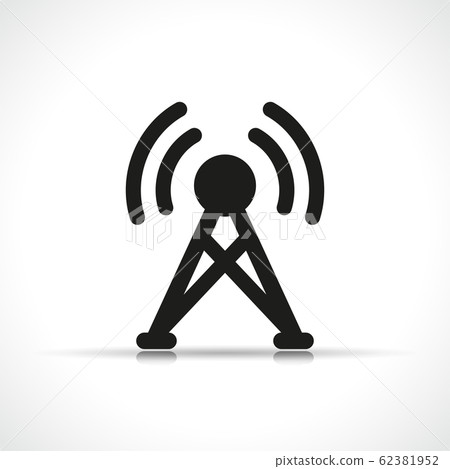 Vector antenna icon symbol design Vector antenna icon symbol design 62381952