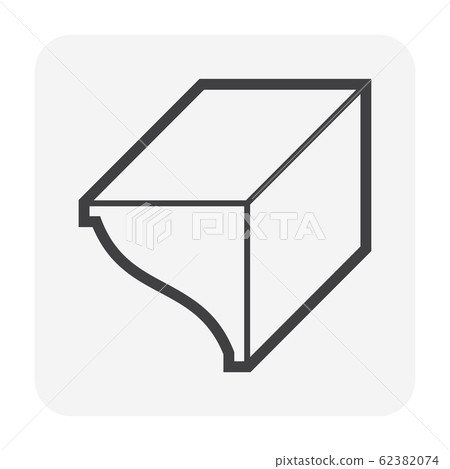 crown cornice icon 62382074