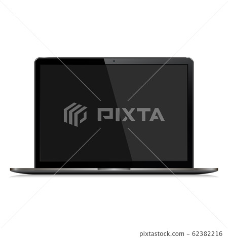 Vector Illustration of a Laptop Isolated on White Vector Illustration of a Laptop Isolated on White 62382216