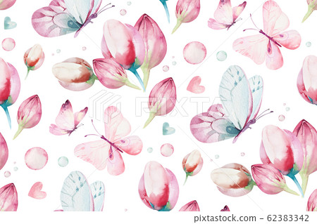 Cute Fairy character watercolor illustration on... - Stock Illustration  [62383342] - PIXTA