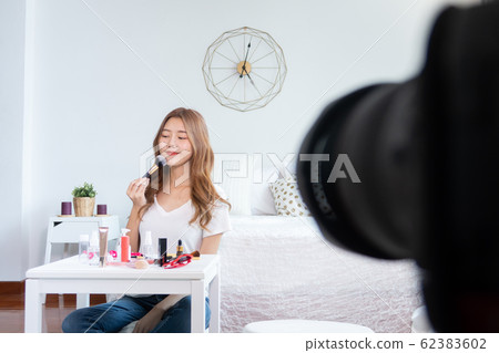 Portrait of young asian woman review giveaway gift 62383602