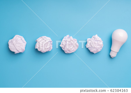 Lightbulb and lamp for creative & leadership 62384163