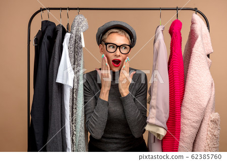 Photo of young womanwho is scared of high prizes Photo of young womanwho is scared of high prizes 62385760
