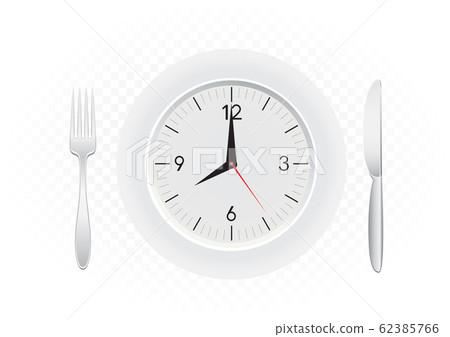 tablewares indicate time to breakfast 62385766