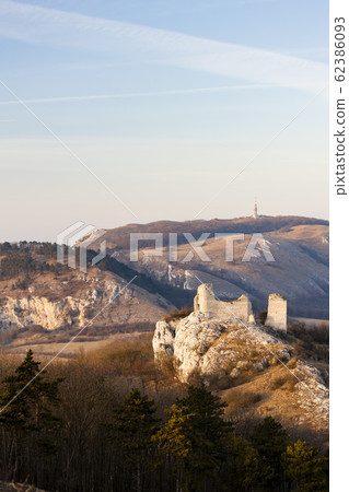 Sirotci hradek ruins and Devicky ruins on Palava 62386093
