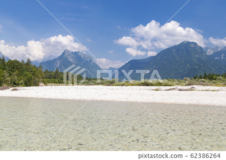 Soca river in the Triglav National Park in 62386264